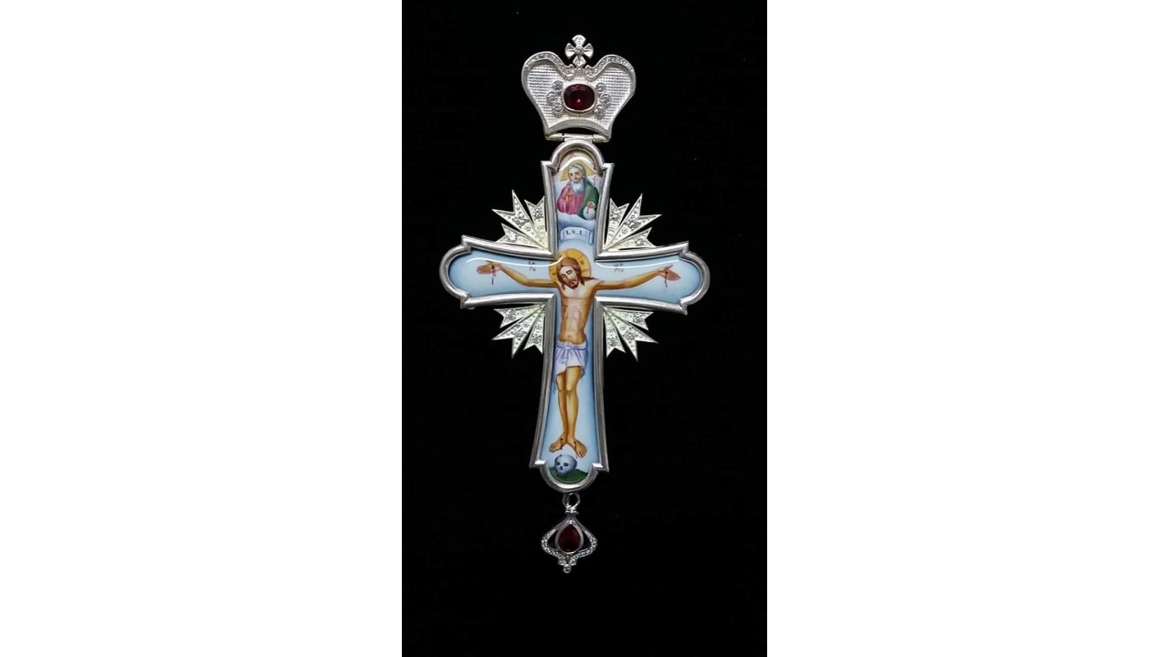 Pectoral cross silver 1-05
