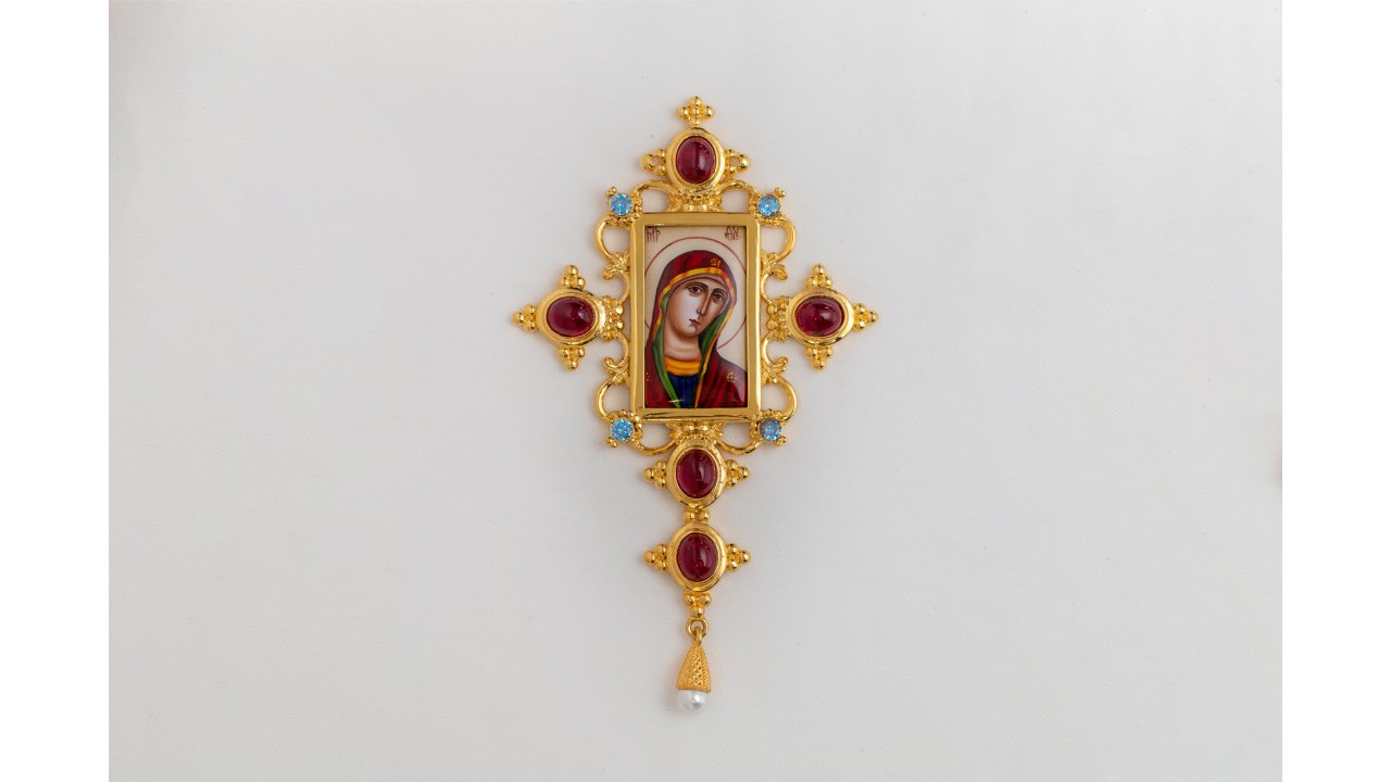 Pectoral cross 17-05red Pectoral cross 17-05red