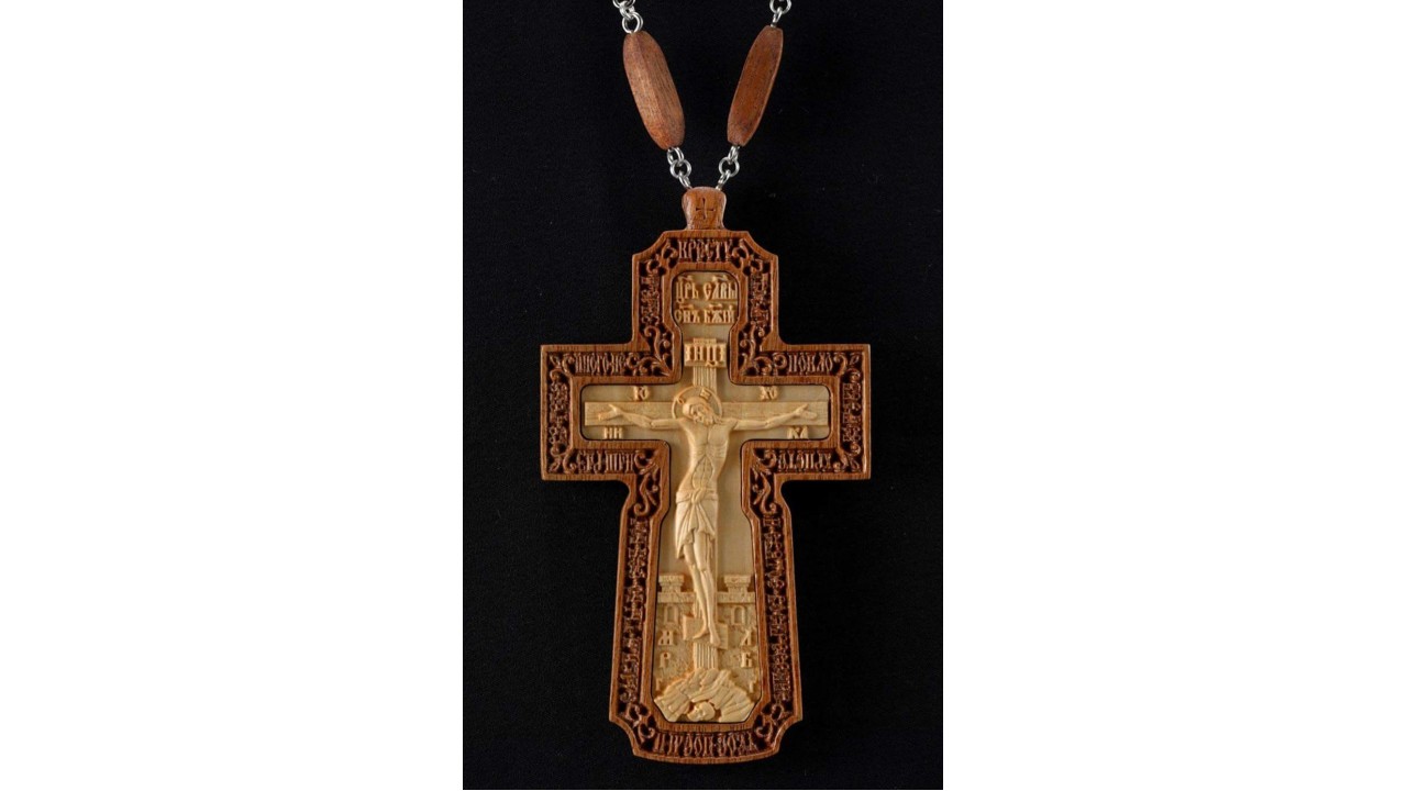 Wooden Pectoral Cross  36-10