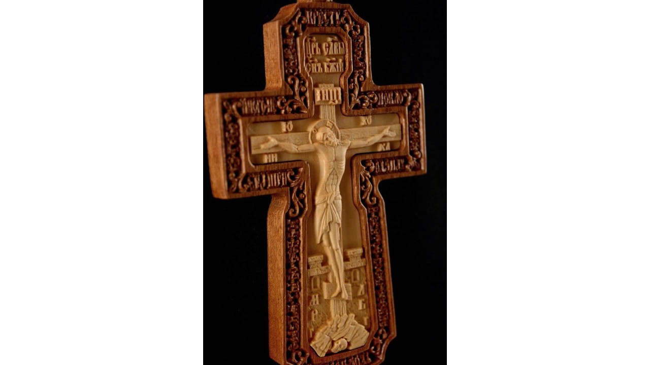 Wooden Pectoral Cross  36-10